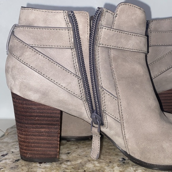 Cole Haan Cassidy Strap Bootie Iron Steel Nubuck Size 8.5 B - Picture 13 of 16